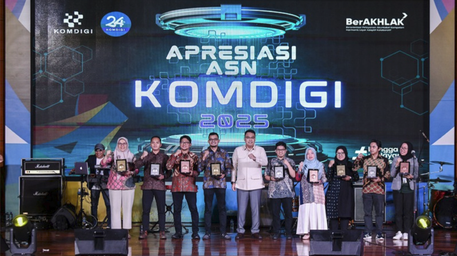 BPSDM Komdigi raih prestasi lewat Willy Wize AZ sebagai ASN Inspiratif. Foto: Biro Humas Komdigi.