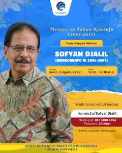 Temu Kangen Menteri - Mentoring Bareng Dr. Sofyan Djalil