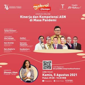 Ciptakan ASN Berintgrasi dan Tangguh di Masa Pandemi