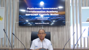 Pembukaan oleh Kepala Badan Litbang SDM Kominfo, Bapak Hary Budiarto melalui Virtual Zoom Meeting