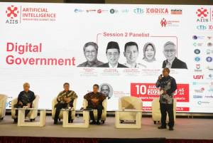 Kepala Badan Pengembangan SDM Kominfo Kementerian Komunikasi dan Informatika Pada Kegiatan Artificial Intelligence Innovation Summit 2023