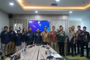 Foto Diskusi Kerjasama BPSDM Kominfo dan BSSN dalam Pengembanngan Talenta Digital di Bidang Cyber Security