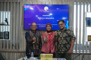 Foto Audiensi BPSDM Kominfo dengan Oracle Terkait Pengembangan Talenta Digital