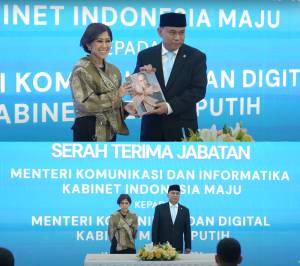 Foto Serah Terima Jabatan Menteri Komunikasi dan Digital Republik Indonesia 