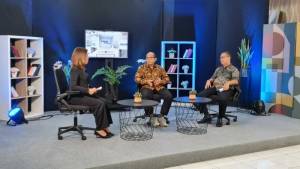 Foto Pembahasan Arah Pengembangan Talenta Digital dalam Talkshow Forum Publik di TVRI Sulawesi Utara