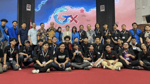 Menteri Komdigi, Meutya Hafid kunjungi pameran GTX dan AXPO 2025 di STMM. Foto: Humas STMM.