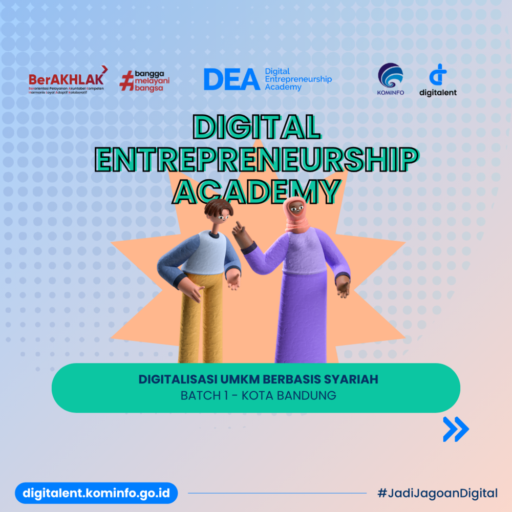 Gambar: DEA Digitalisasi UMKM Berbasis Syariah Batch 1 Kota Bandung