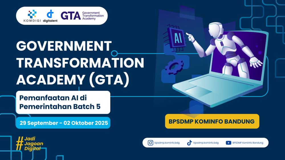Gambar: Pelatihan GTA Pemanfaatan AI di Pemerintahan Batch 5 Kab. Cianjur