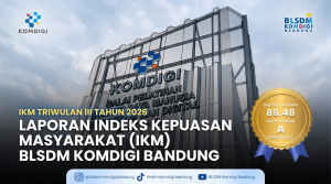 Komitmen Wujudkan Layanan Publik Berkualitas, BLSDM Komdigi Bandung Raih Nilai IKM 89,48 Predikat "Sangat Baik" pada Triwulan III 2026