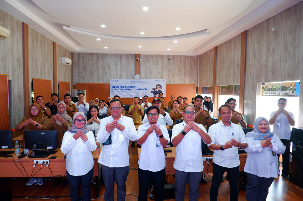 Gambar: Pembukaan Pelatihan Aparatur Digital "Video Production for Government Campaign"