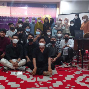 Peserta kegiatan DEA (Digital Entrepreneurship Academy) di Pangkal Pinang