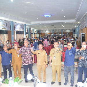 Pembukaan pelatihan DEA Dasar Kewirausahaan oleh Bupati Bangka dan Kepala BPSDMP Kominfo Jakarta - Novilla Boutique Sungailiat, Kab. Bangka