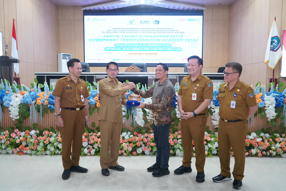 Gambar: Kolaborasi Pelatihan DTS antara BLSDM Komdigi Manado dan Pemkot Bitung