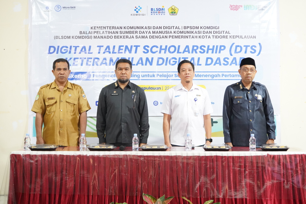 Gambar: Pembukaan Keterampilan Digital Dasar di Kota Tidore Kepulauan
