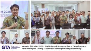 Wali Kota Andrei Angouw Resmi Tutup Program Pelatihan Digital, Dorong ASN Manado Beradaptasi deng...