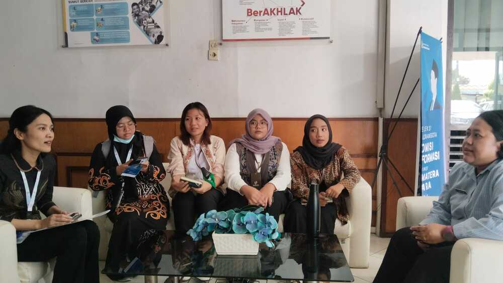 Gambar: Peserta Magang DGC TLab di Dinas Kominfo Provinsi Sumatera Utara.