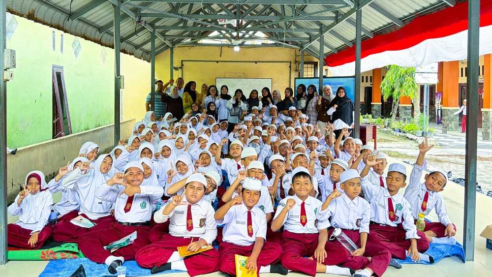 Gambar: Peserta Sosialisasi PP Tunas di SD Zia Salsabila, Deli Serdang, Sumatera Utara.