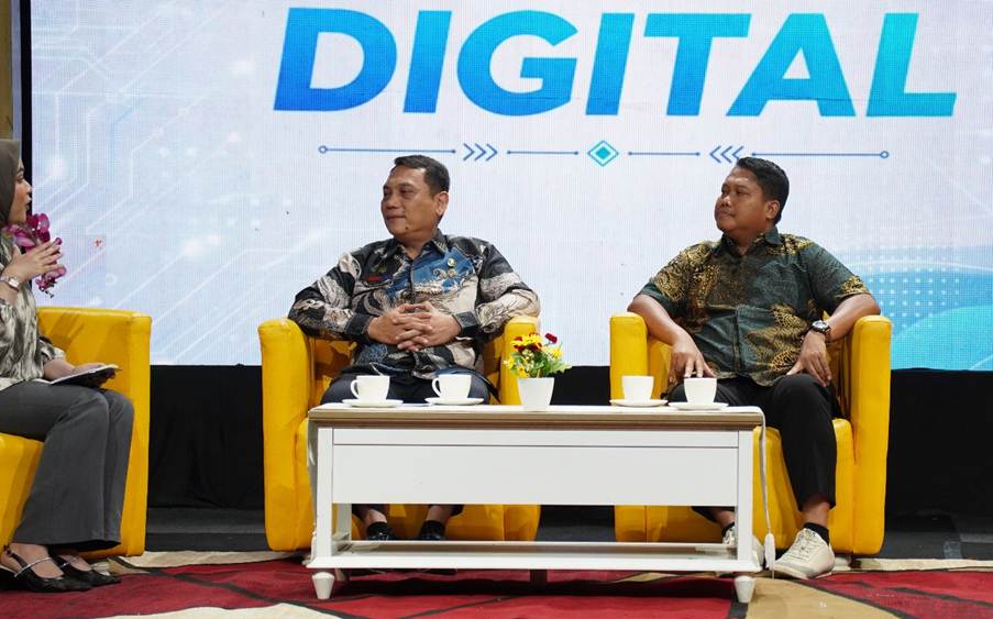 Foto : Kepala Diskominfo Kota Medan, Arrahmaan Pane, menyoroti kebiasaan masyarakat menggunakan kata sandi (password) yang mudah ditebak.