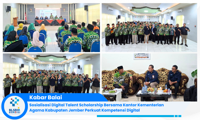 Gambar: Sosialisasi Program Digital Talent Scholarship di Kankemenag Jember