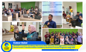 BPSDMP Kominfo Surabaya Bersama BKD Sidoarjo Selenggarakan Pelatihan Government Transformation Ac...