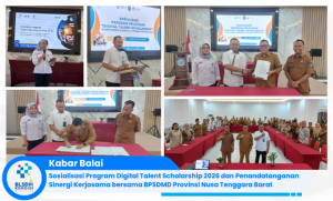 Sosialisasi Program Digital Talent Scholarship 2026 dan Penandatanganan Sinergi Kerjasama Dengan ...